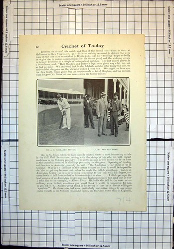 Old print cricket maclaren - a,
