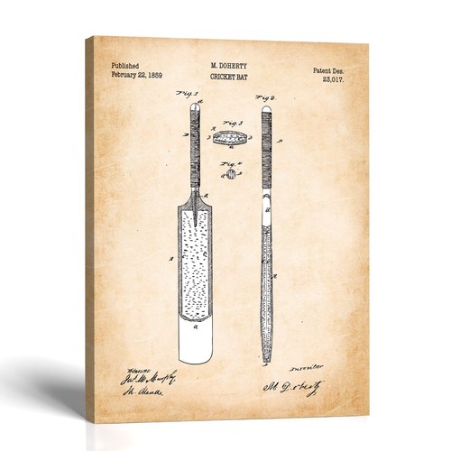 Cricket bat patent - patent, print
