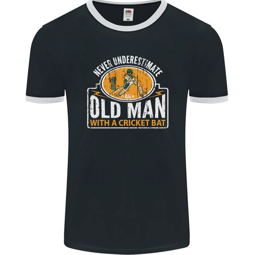 Old man with - man, bat