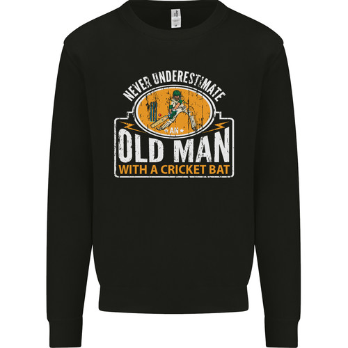 Old man with - man, cricket