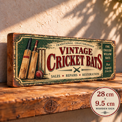 Cricket bat old vintage - cricket, style