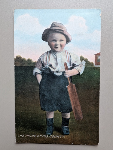 Old postcard children boy - children,