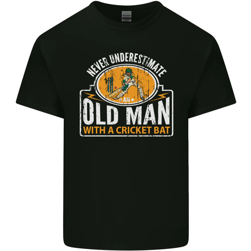 Old man with cricket - man,