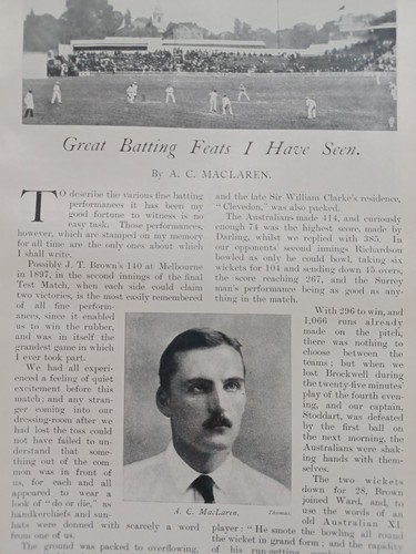 Great batting feats cricket - feats,